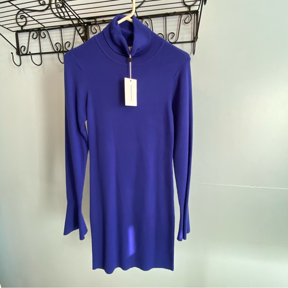 Lovers and Friends Sweater Dress Majorelle NWT - Picture 5 of 11